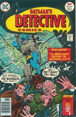 DC Comics Detective Comics Vol 1 #465 1976 5.0 VG/FN