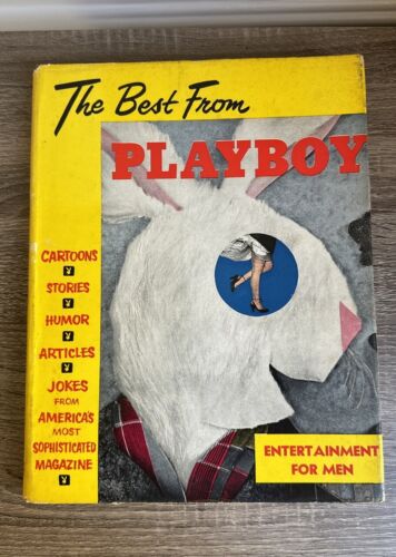 The Best from Playboy 1954 Vintage HCDJ Collectible Book Hugh Hefner VG