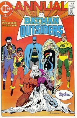 DC Comics Batman and the Outsiders Vol 1 Annual #2A 1985 6.0 FN