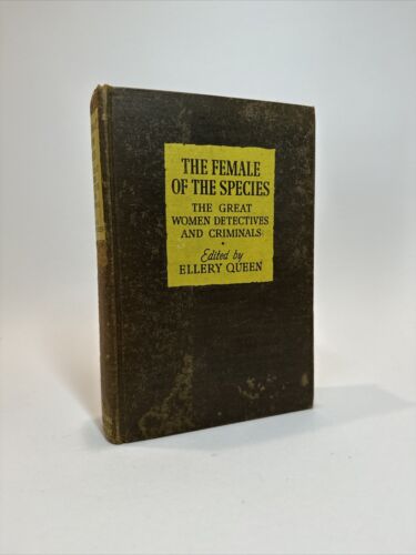 Ellery Queen The Female of the Species 1943 HC Stated First Edition 1st Printing