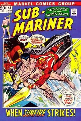 Marvel Comics Sub-Mariner Vol 1 #52A 1972 5.0 VG/FN