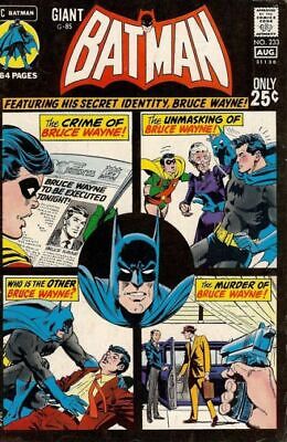 DC Comics Batman Vol 1 #233 1971 5.0 VG/FN