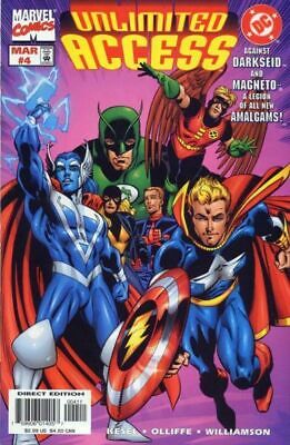 DC Comics Marvel Comics Unlimited Access #4A 1998 7.0 FN/VF