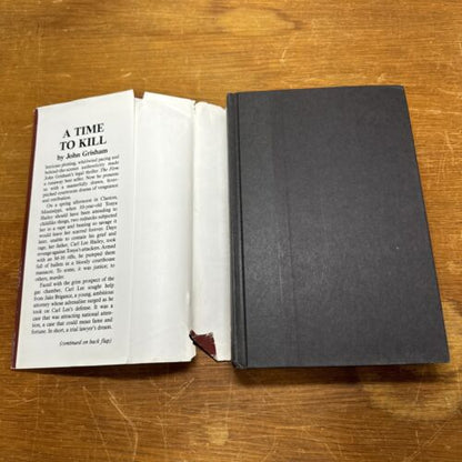 John Grisham A Time to Kill 1989 HCDJ First Edition Wynwood Press A/G