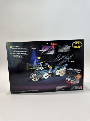 Vintage BATMAN DC BATCYCLE MATTEL