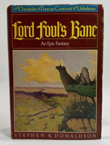 Lord Foul's Bane First Edition 1977 BCE by Stephen R. Donaldson HCDJ