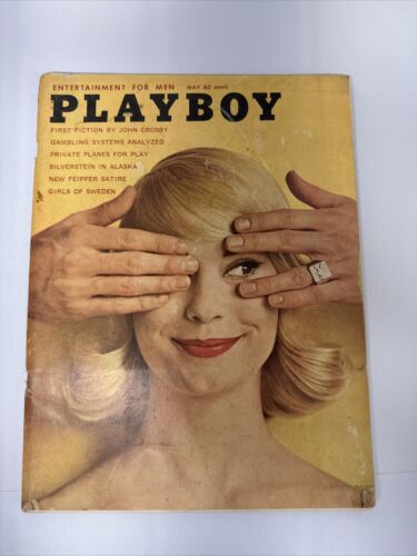 May 1961 Vintage Playboy Magazine with Centerfold G/VG