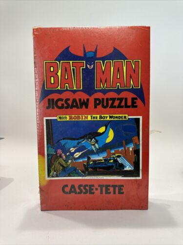 VINTAGE 1973 BATMAN WITH ROBIN THE BOY WONDER 200 PIECE JIGSAW PUZZLE