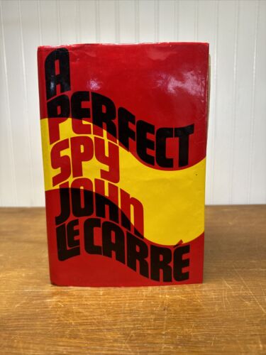 A Perfect Spy by John LeCarré - First Edition First Printing HCDJ G/VG Ex-Lib