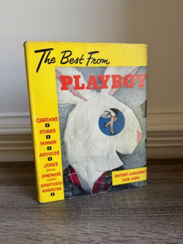 The Best from Playboy 1954 Vintage HCDJ Collectible Book Hugh Hefner VG
