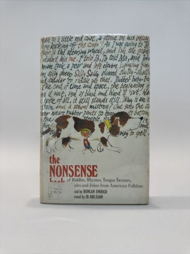 Duncan Emrich The Nonsense Book Of Riddles 1970 HCDJ First Edition VG