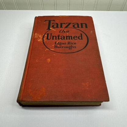 Vintage TARZAN the UNTAMED Edgar Rice Burroughs Grosset & Dunlap 1920 A/G