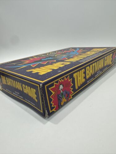 1989 University Games The Batman Game Glow in the Dark Board Game Laminated
