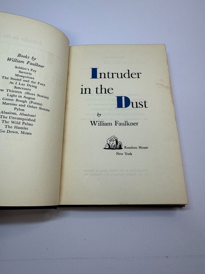 William Faulkner Intruder in the Dust 1948 HCDJ First Edition 1st Printing F/VF