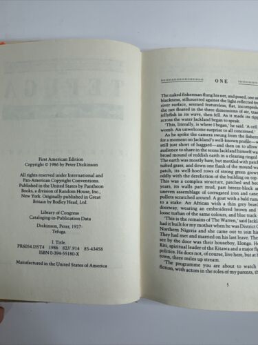 Peter DICKINSON / Tefuga 1st Edition 1986
