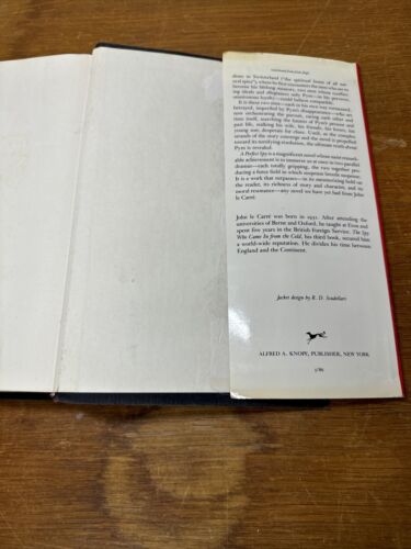 A Perfect Spy by John LeCarré - First Edition First Printing HCDJ G/VG Ex-Lib