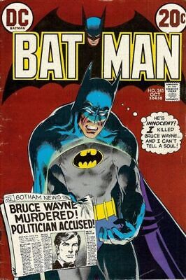 DC Comics Batman Vol 1 #245 1972 5.0 VG/FN