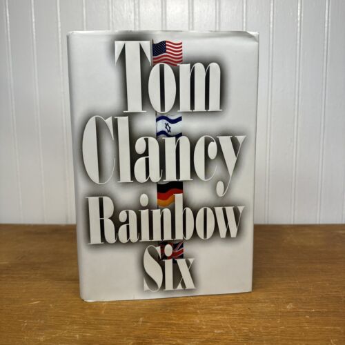 Tom Clancy, Rainbow Six 1998 HCDJ First Edition 1st Printing 1998 F/VF