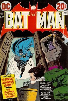 DC Comics Batman Vol 1 #250A 1973 5.0 VG/FN