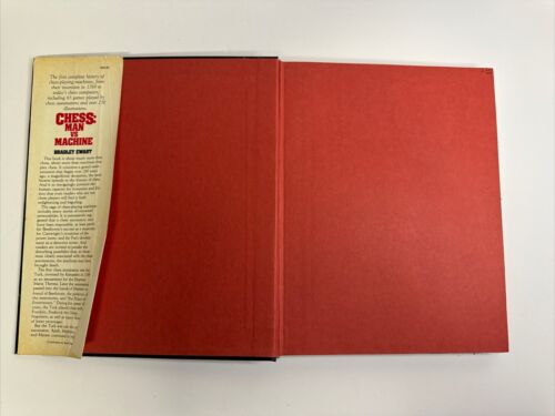Chess Man Vs. Machine Bradley Ewart 1979 HCDJ First Edition