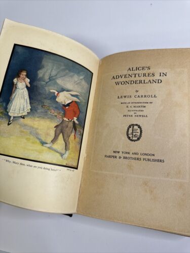 Lewis Carrol Alice's Adventures in Wonderland 1901 HC