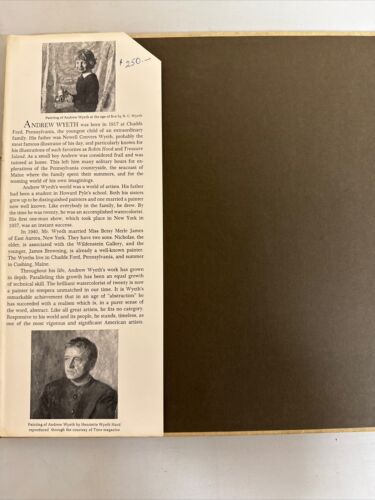 Richard Meryman Andrew Wyeth 1968 HCDJ First Edition