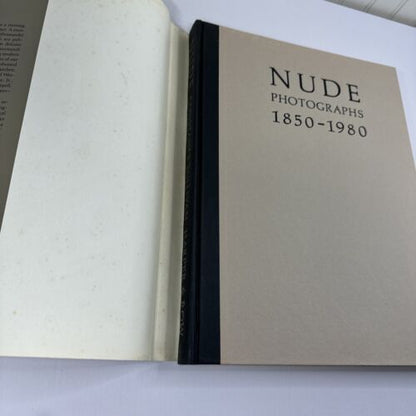 Constance SULLIVAN, Robert Sobieszek / NUDE PHOTOGRAPHS 1850-1980 1st ed.