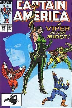 Marvel Comics Captain America Vol 1 #342A 1988 7.0 FN/VF 🔑