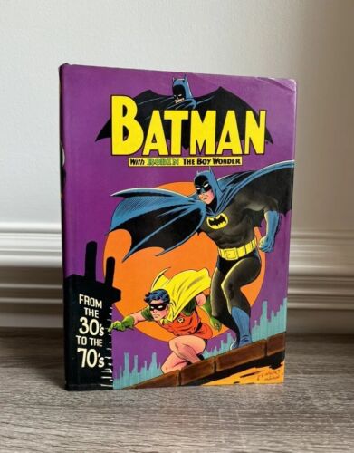 Batman with Robin the Boy Wonder 1971 HCDJ First Edition 1975 4th Printing F/VG