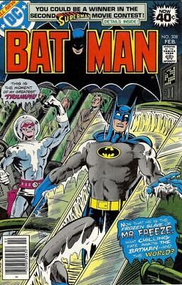 DC Comics Batman Vol 1 #308B 1979 5.0 VG/FN 🔑