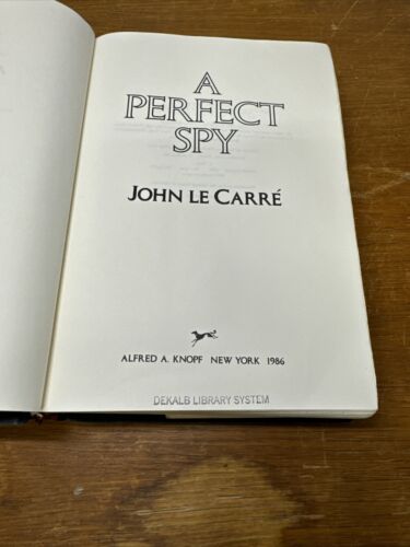 A Perfect Spy by John LeCarré - First Edition First Printing HCDJ G/VG Ex-Lib