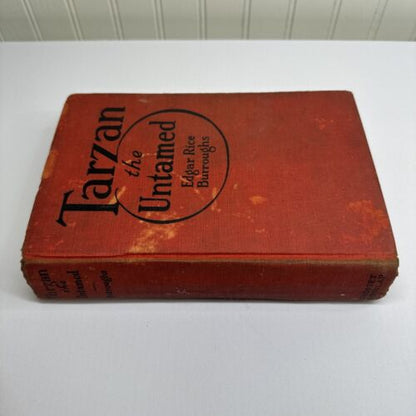 Vintage TARZAN the UNTAMED Edgar Rice Burroughs Grosset & Dunlap 1920 A/G