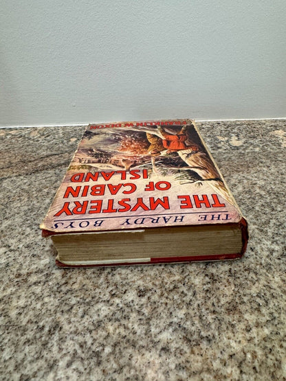 Franklin W. Dixon Hardy Boys #8 The Mystery of Cabin Island 1929 HCDJ First Ed.