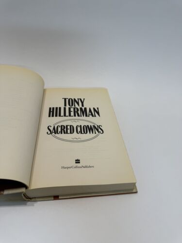 Tony Hillerman Sacred Clowns 1993 HCDJ First Edition 1st Printing VG/F