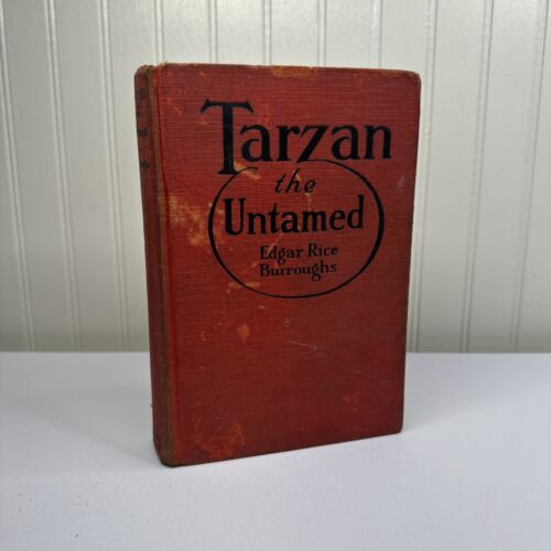 Vintage TARZAN the UNTAMED Edgar Rice Burroughs Grosset & Dunlap 1920 A/G