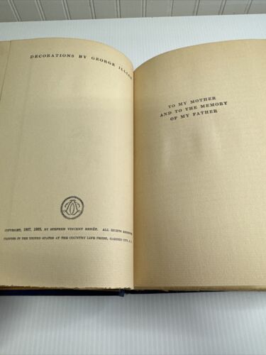 John Brown's Body By Stephen Vincent Benet 1928 Hardcover GOOD