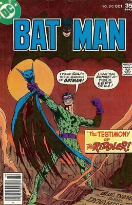 DC Comics Batman Vol 1 #292 1977 5.0 VG/FN