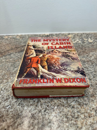 Franklin W. Dixon Hardy Boys #8 The Mystery of Cabin Island 1929 HCDJ First Ed.