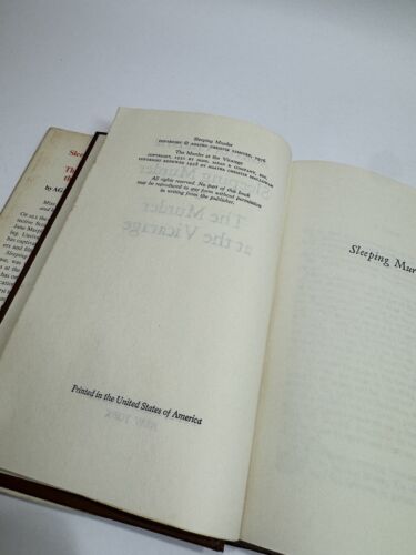 Sleeping Murder The Murder at The Vicarage by Agatha Christie