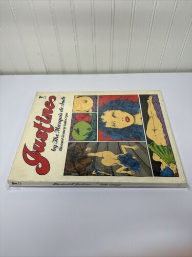 Justine By The Marquis De Sade, Illustrated Guido Crepax Paperback 1981 VG+