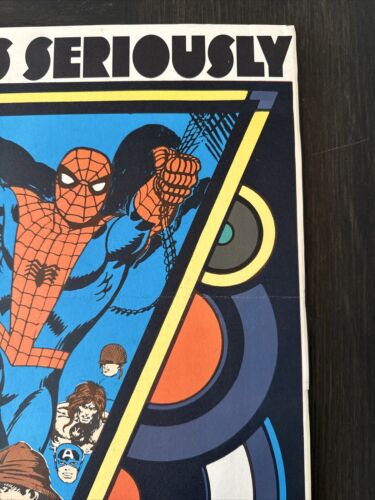 1973 AMS Press Marvel Comics Stan Lee Poster Ad “NOW YOU’RE TAKING US SERIOUSLY”