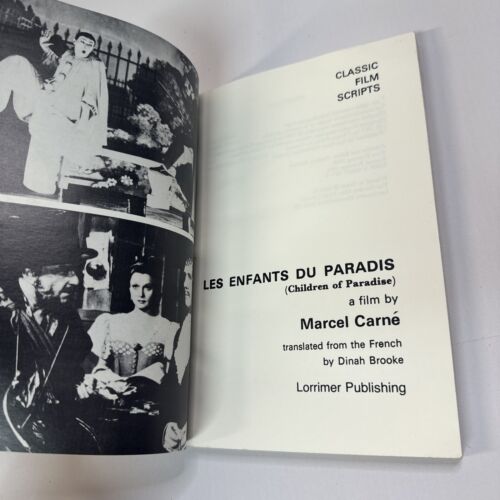 LES ENFANTS DU PARADIS (CHILDREN OF PARADISE) By Marcel Carne