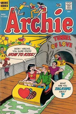 Archie Comic Publications Archie Vol 1 #222 1972 4.0 VG