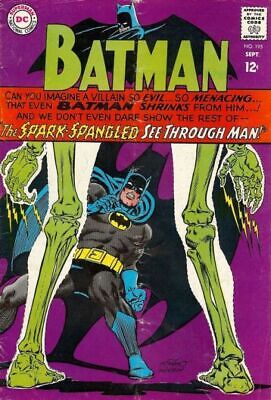DC Comics Batman Vol 1 #195 1967 5.0 VG/FN