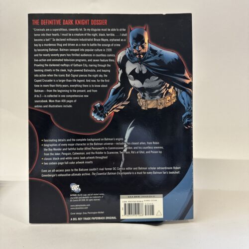 The Essential Batman Encyclopedia Paperback Book