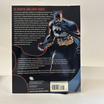 The Essential Batman Encyclopedia Paperback Book