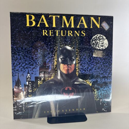 1993 Batman Returns Calendar (1991 DC Comics Inc) Vtg Classic Dark Knight Sealed