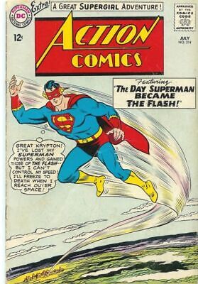 DC Comics Action Comics Vol 1 #314 1964 4.0 VG
