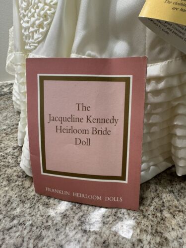 Jackie Kennedy porcelain dolls collectible Franklin heirloom Doll