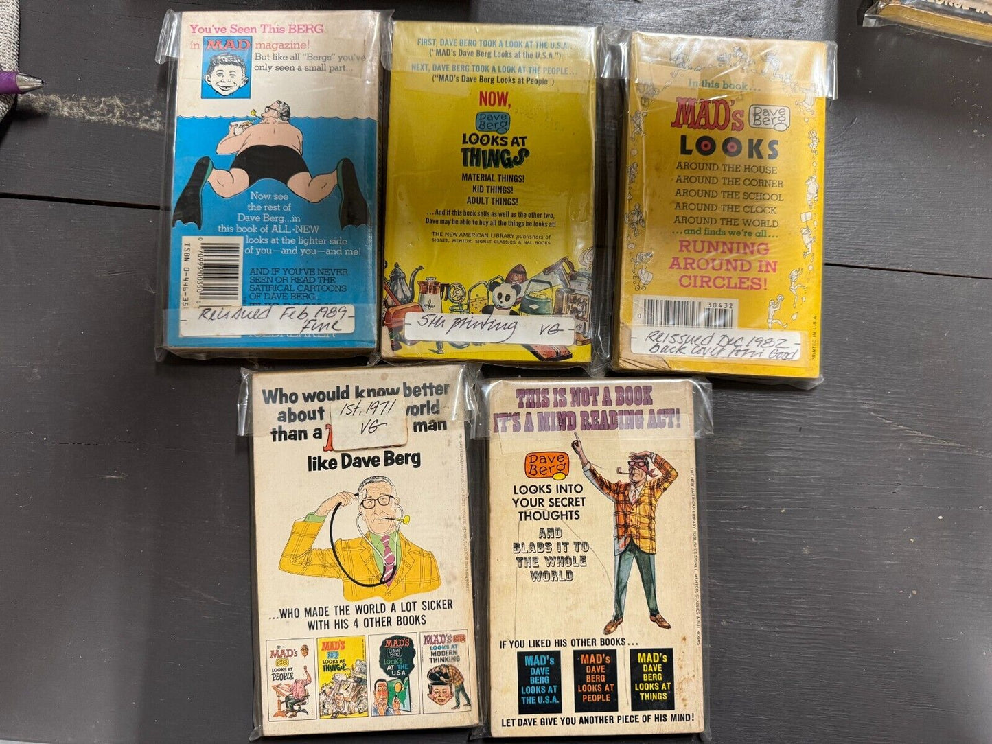 MAD Magazine - MAD'S Paperback by Dave Berg Books - Choose Your Book